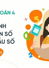 So sánh hai phân số cùng mẫu số - Toán 4 tập 2 -  Hoc10
